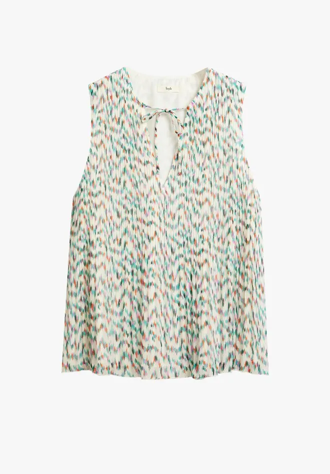 Hush Shirts and Blouses Women Isabel Pleated Top Digital Ikat Multi