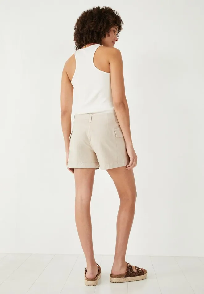Hush Shorts Women Cassie Cargo Shorts Coffee