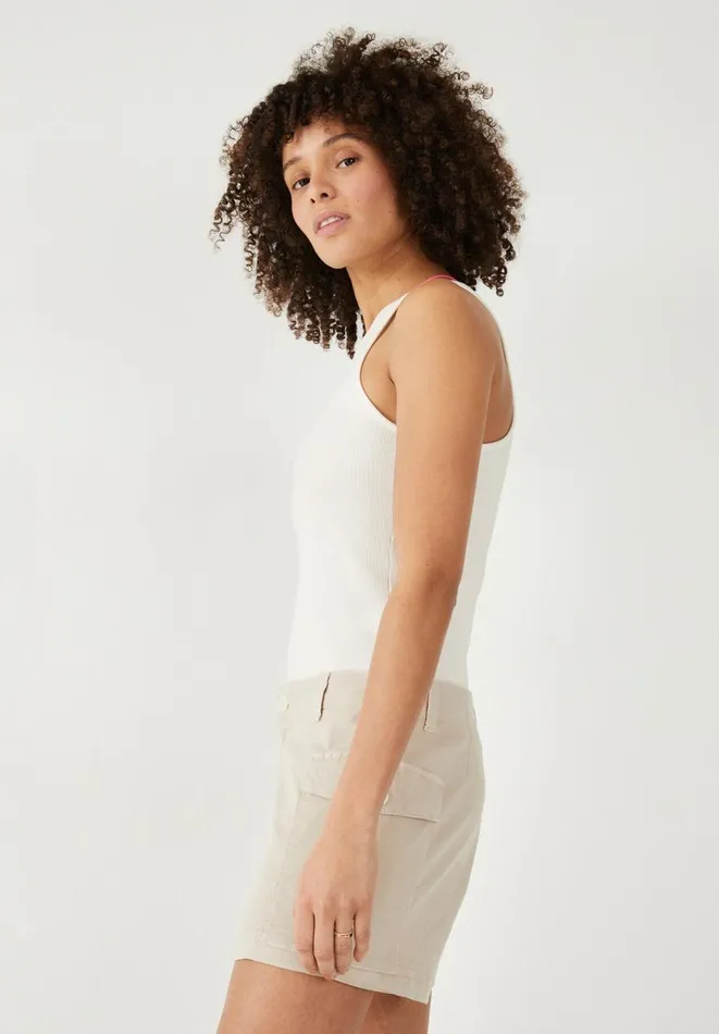 Hush Shorts Women Cassie Cargo Shorts Coffee