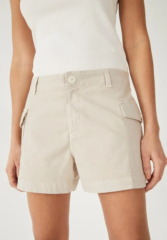 Hush Shorts Women Cassie Cargo Shorts Coffee