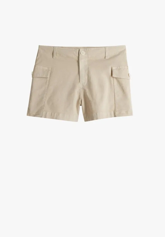 Hush Shorts Women Cassie Cargo Shorts Coffee