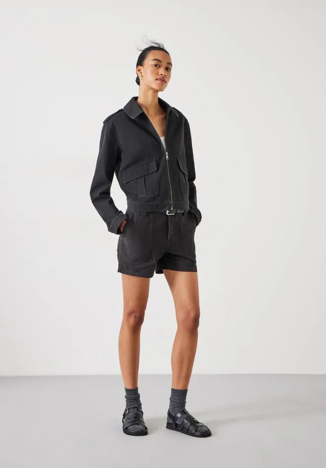 Hush Shorts Women Kia Washed Shorts Washed Black