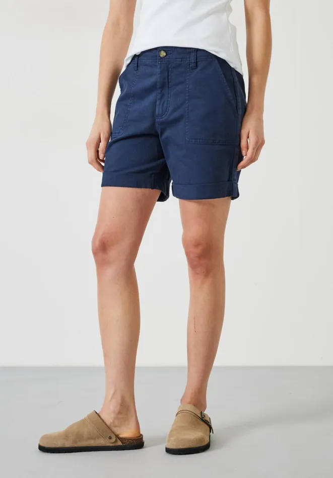 Hush Shorts Women Long Chino Shorts Midnight Navy