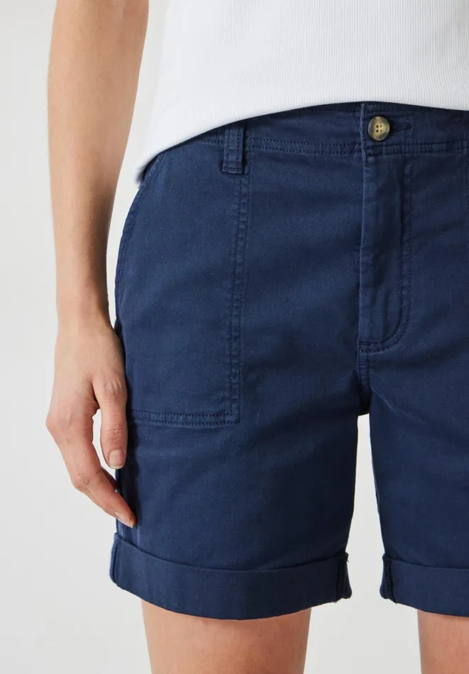 Hush Shorts Women Long Chino Shorts Midnight Navy