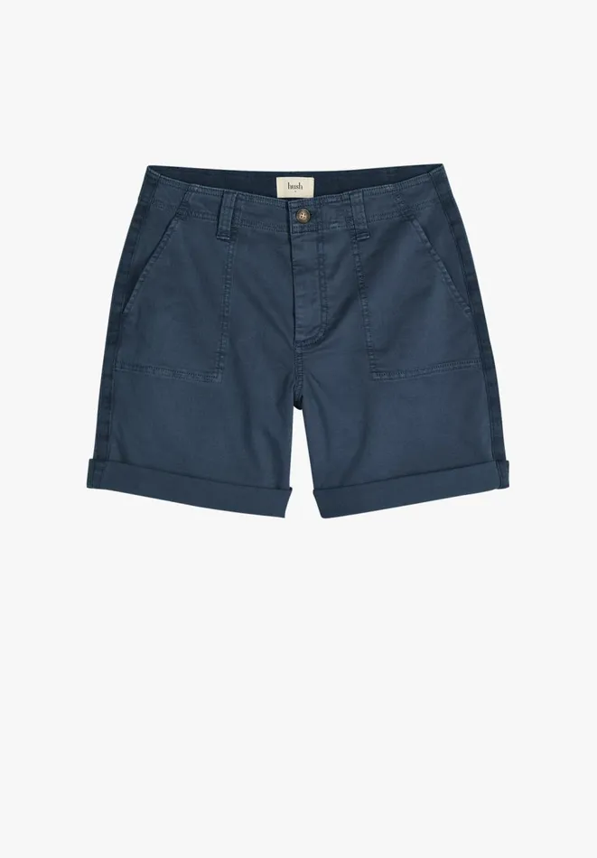 Hush Shorts Women Long Chino Shorts Midnight Navy