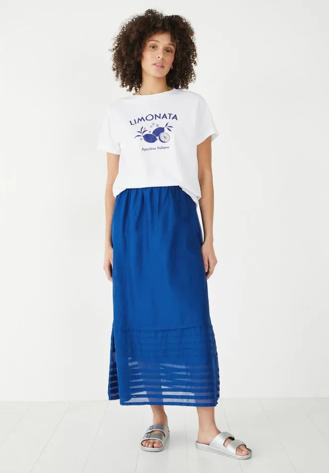 Hush Skirts Women Chara Maxi Skirt Bright Blue