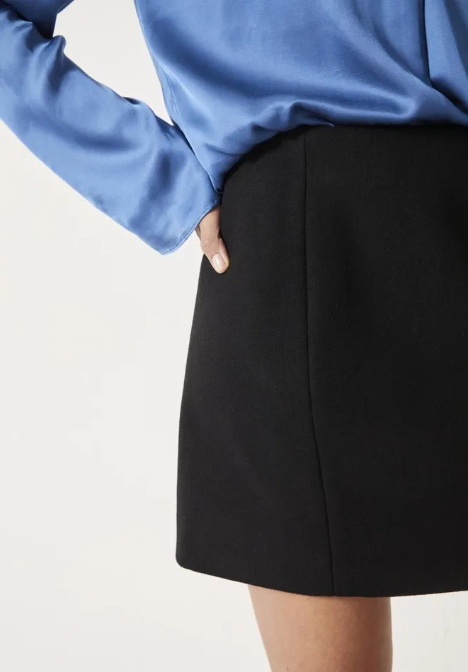 Hush Skirts Women Lucie Mini Wool Skirt Black Hush Skirts Women Lucie Mini Wool Skirt Black
