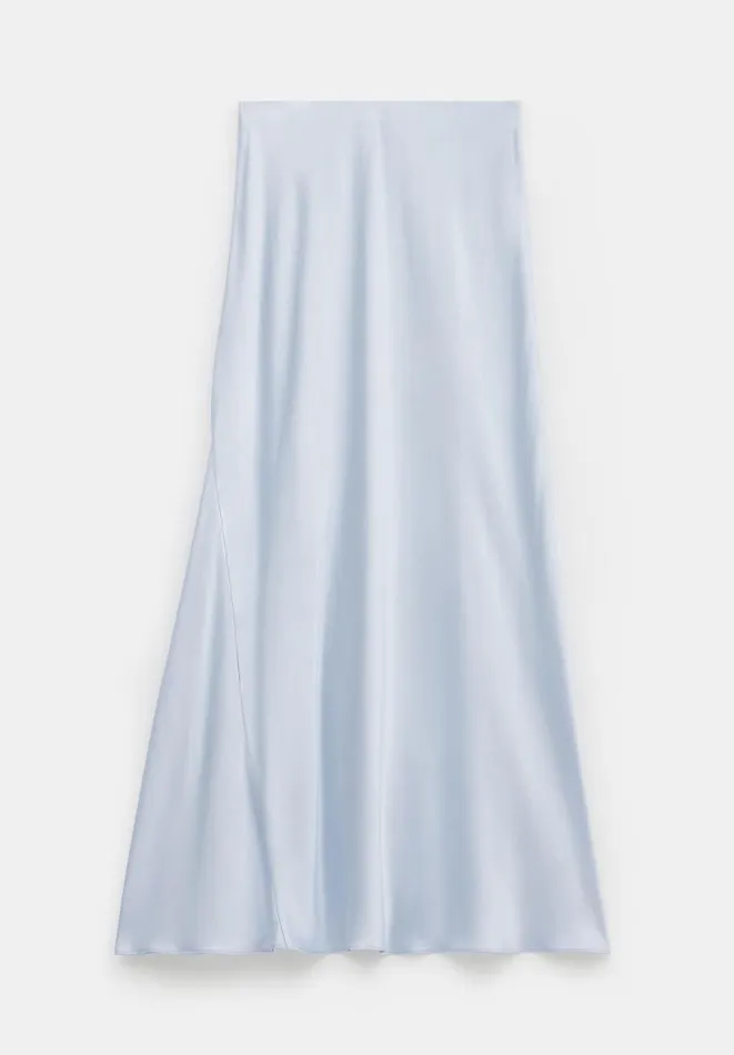 Hush Skirts Women Remi Satin Maxi Skirt Blue Hush Skirts Women Remi Satin Maxi Skirt Blue