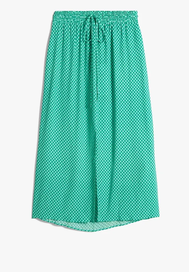 Hush Skirts Women Saskia Split Midi Skirt Mini Checkerboard Green