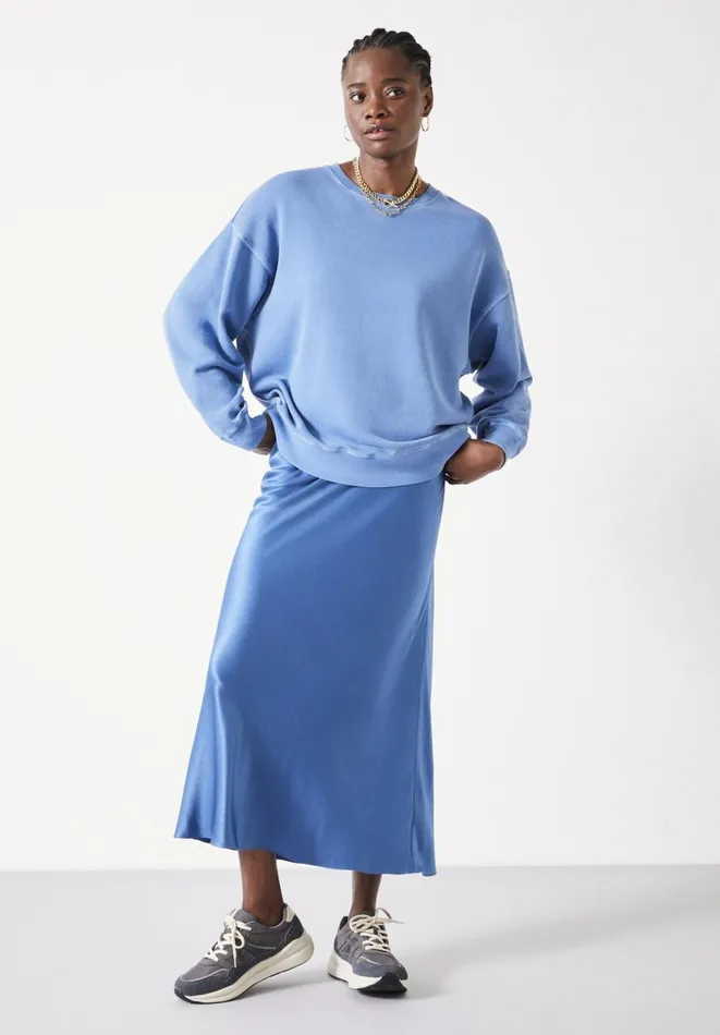 Hush Skirts Women Simone Maxi Skirt Slate Blue