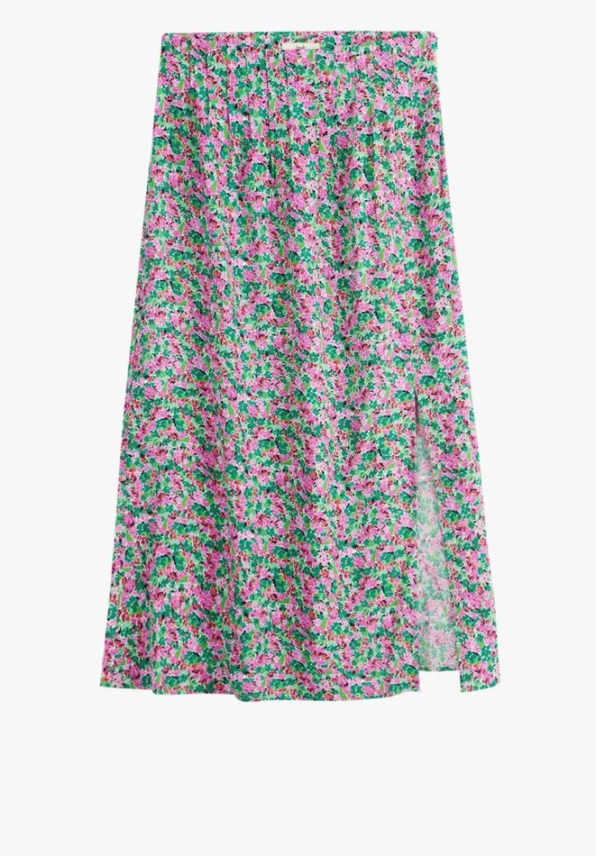 Hush Skirts Women Tammy Midi Skirt Watercolour Floral Pinkgreen Hush Skirts Women Tammy Midi Skirt Watercolour Floral Pinkgreen