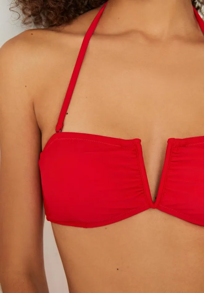 Hush Swimwear and Beachwear Women Billie Bandeau Bikini Top Redcoat Hush Swimwear and Beachwear Women Billie Bandeau Bikini Top Redcoat