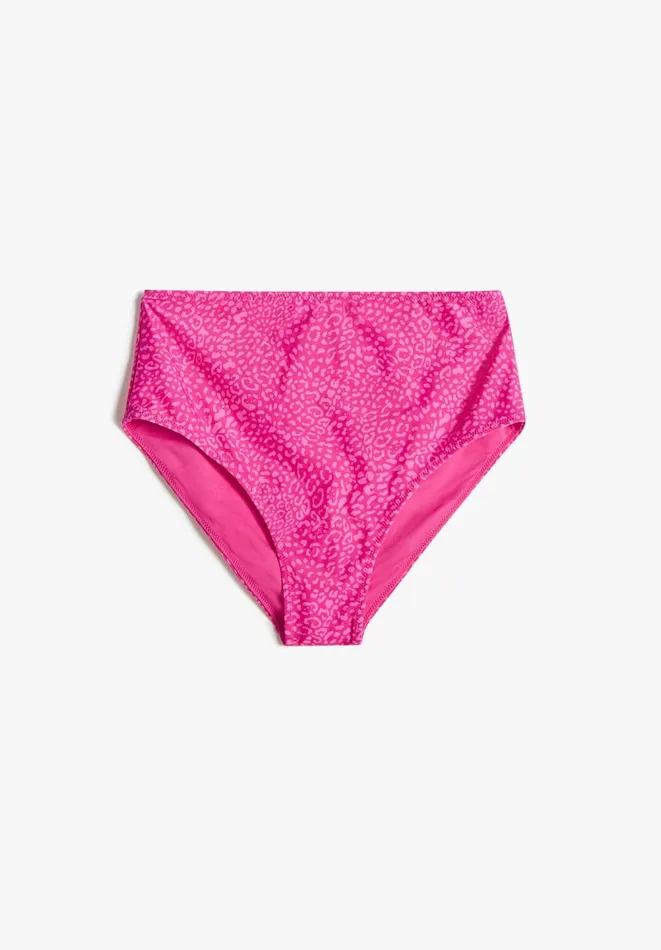 Hush Swimwear and Beachwear Women Heather High Waisted Bikini Bottoms Contrast Leopard Hush Swimwear and Beachwear Women Heather High Waisted Bikini Bottoms Contrast Leopard