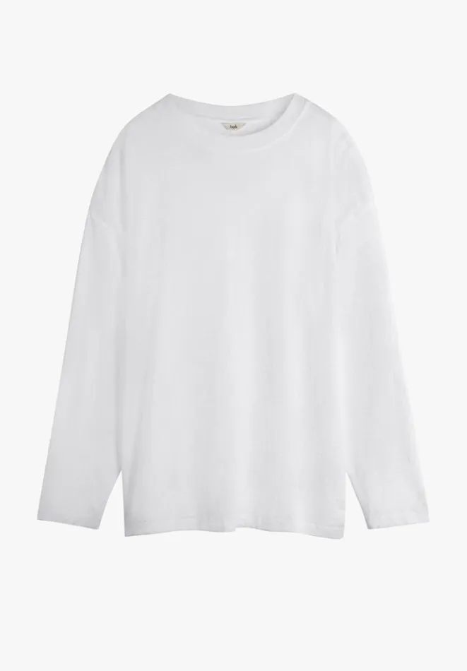 Hush Tops and Tshirts Women Amanda Long Sleeved TShirt Brilliant White