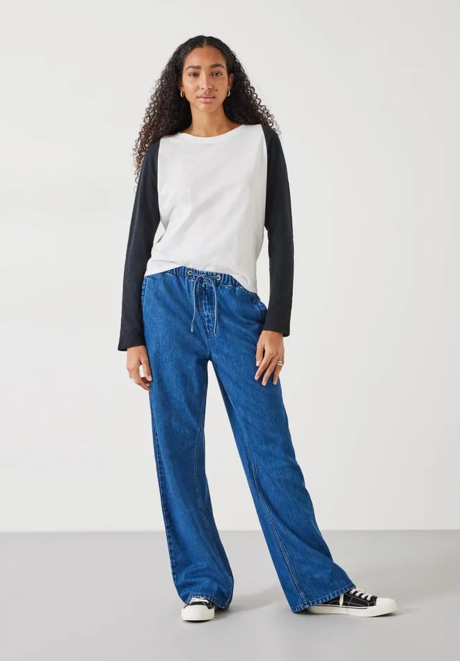 Hush Tops and Tshirts Women Kori Colour Block Longsleeve Top White Hush Tops and Tshirts Women Kori Colour Block Longsleeve Top White