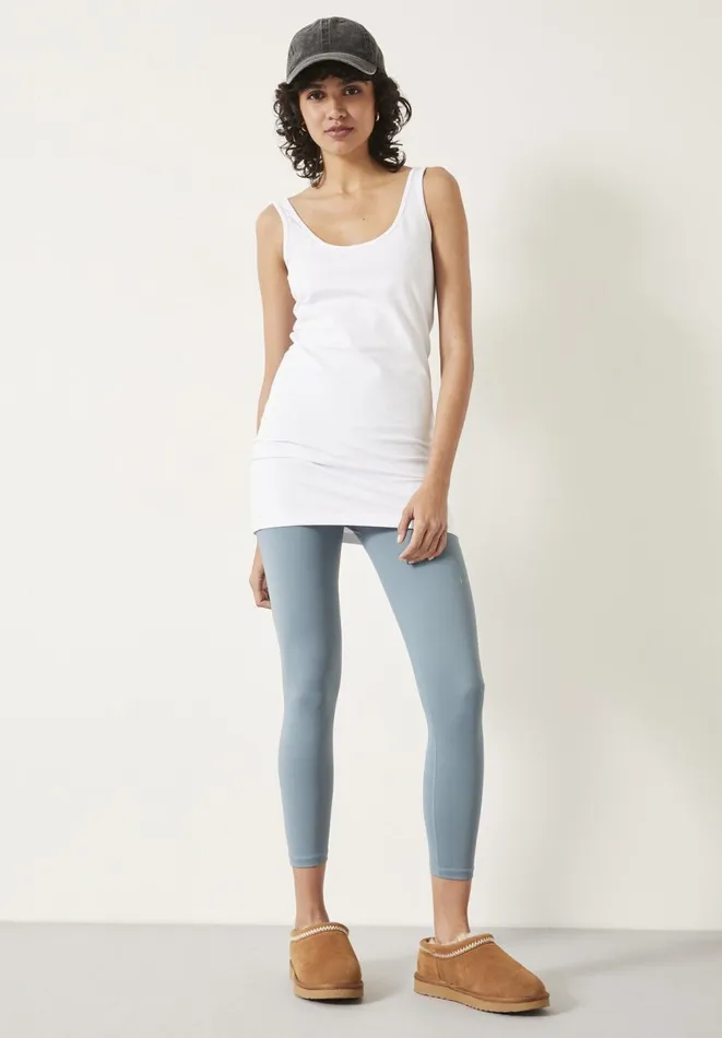 Hush Tops and Tshirts Women Marcy Long Line Tank White