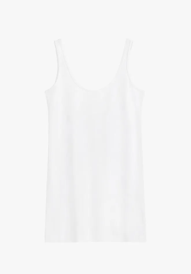 Hush Tops and Tshirts Women Marcy Long Line Tank White