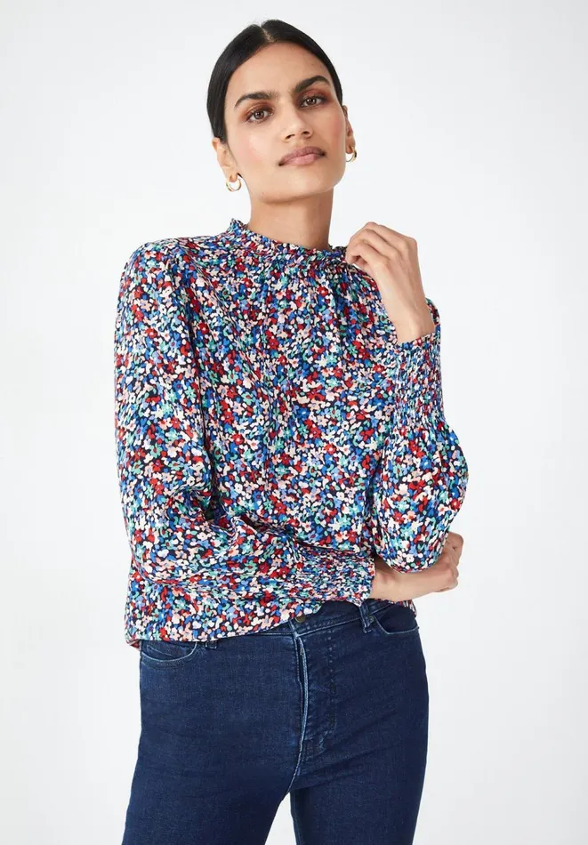 Hush Tops and Tshirts Women Monica Top Pastel Ditsy Multi Hush Tops and Tshirts Women Monica Top Pastel Ditsy Multi