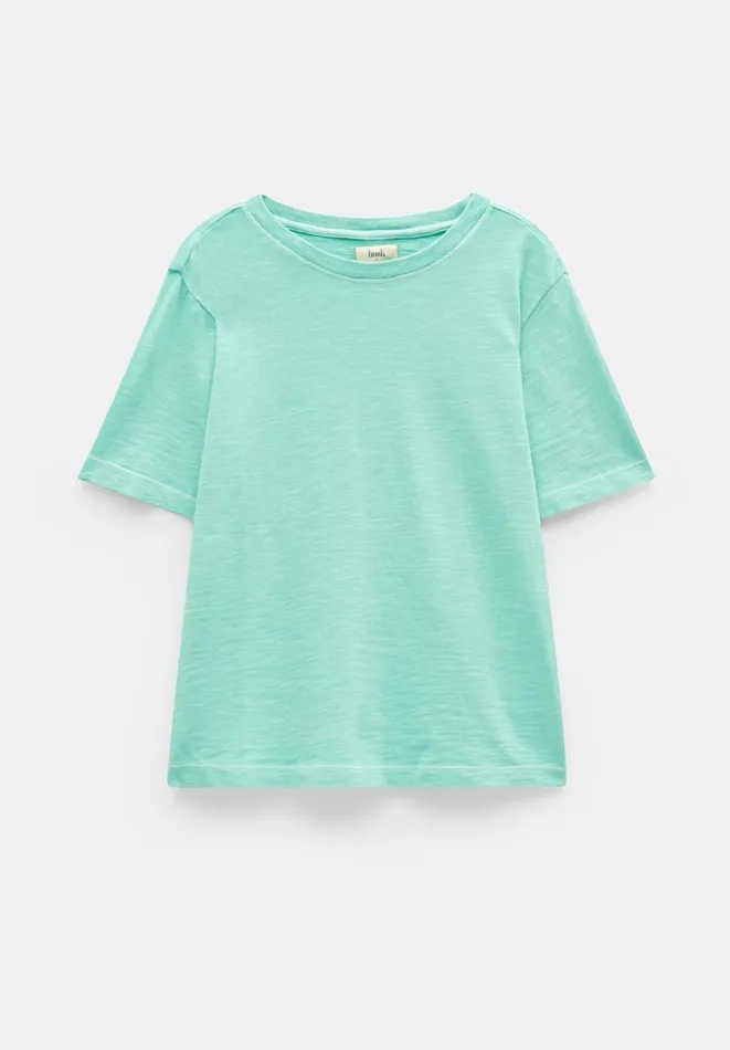 Hush Tops and Tshirts Women Reagan Brushed Cotton TShirt Mint Hush Tops and Tshirts Women Reagan Brushed Cotton TShirt Mint
