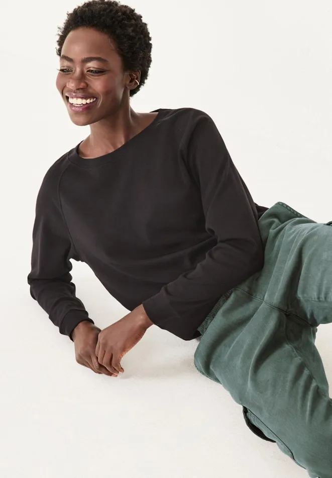 Hush Tops and Tshirts Women Tilda Ls Raglan Top Black