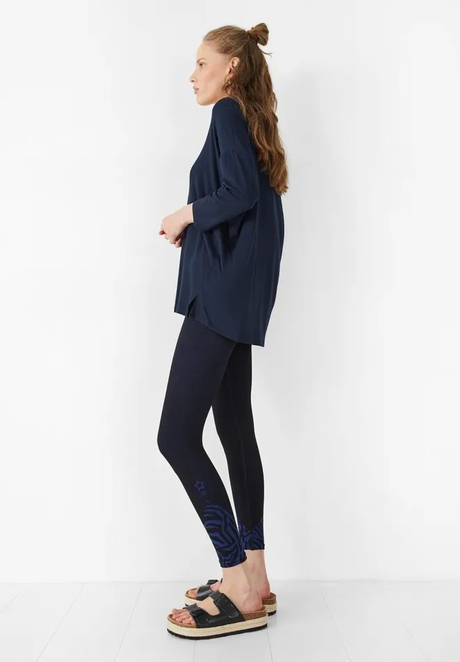 Hush Tops and Tshirts Women V Neck Jersey Top Midnight
