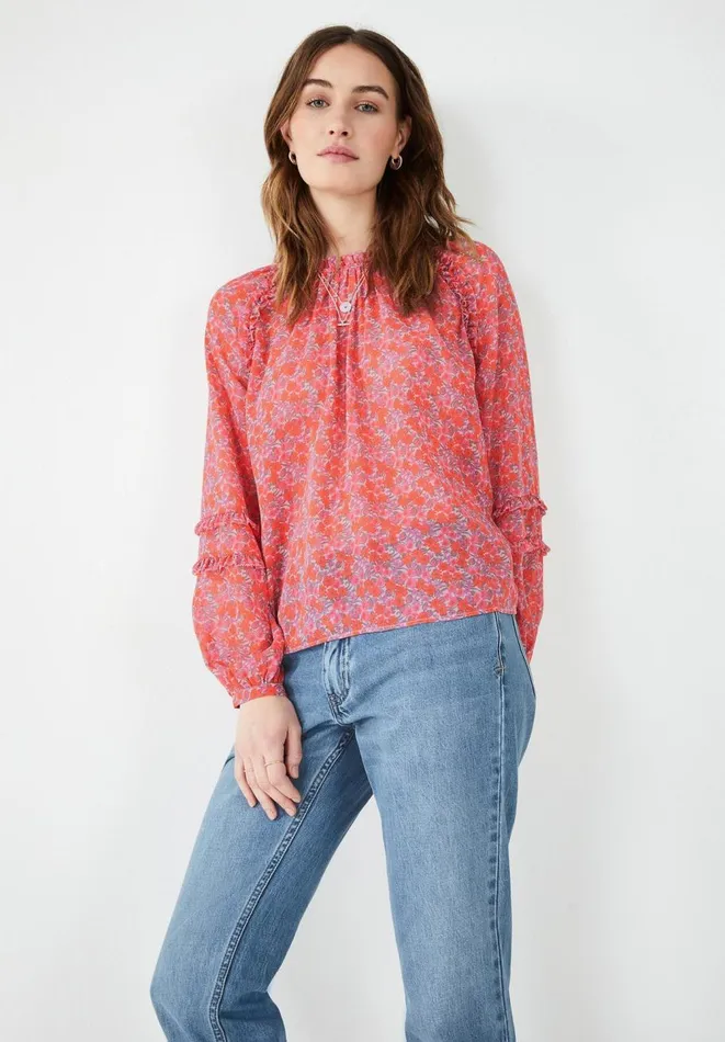 Hush Tops and Tshirts Women Violette Top 60s Floral Multi