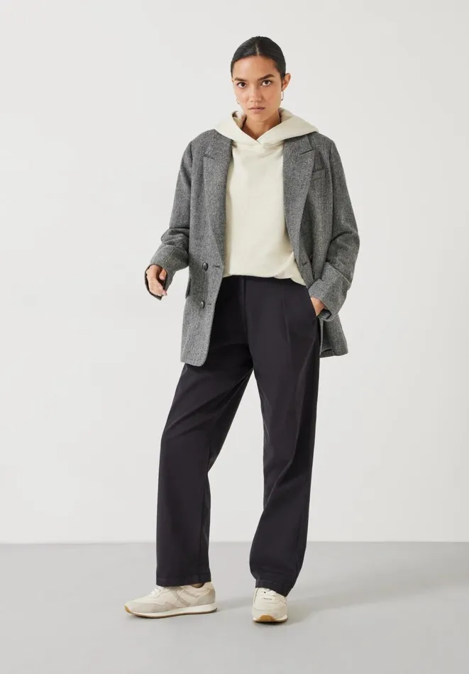 Hush Trousers Women Imogen Cotton Trousers Washed Black