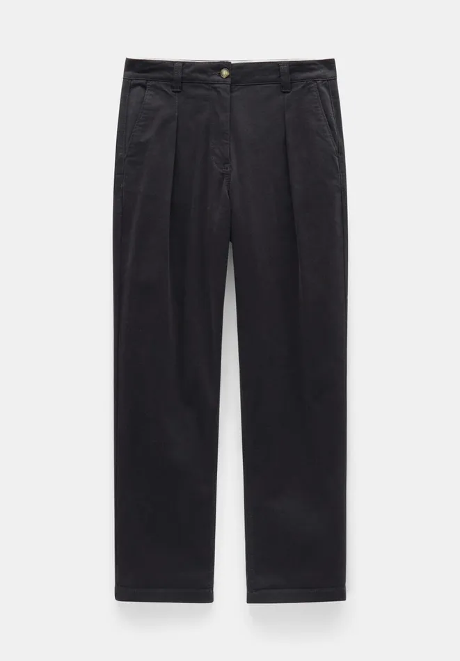 Hush Trousers Women Imogen Cotton Trousers Washed Black