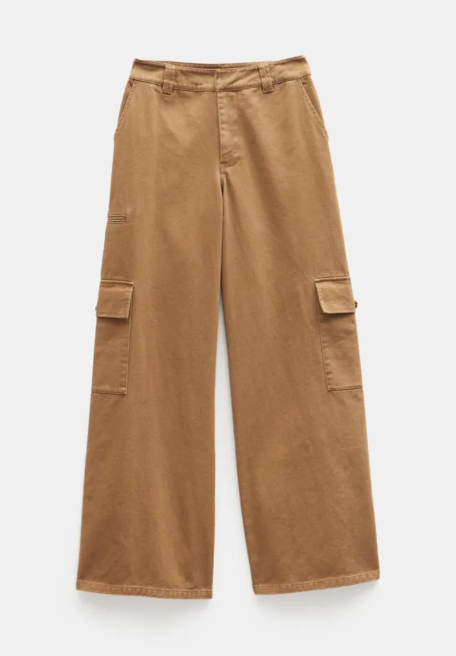 Hush Trousers Women Jess Wide Leg Cargo Trousers Amber Hush Trousers Women Jess Wide Leg Cargo Trousers Amber