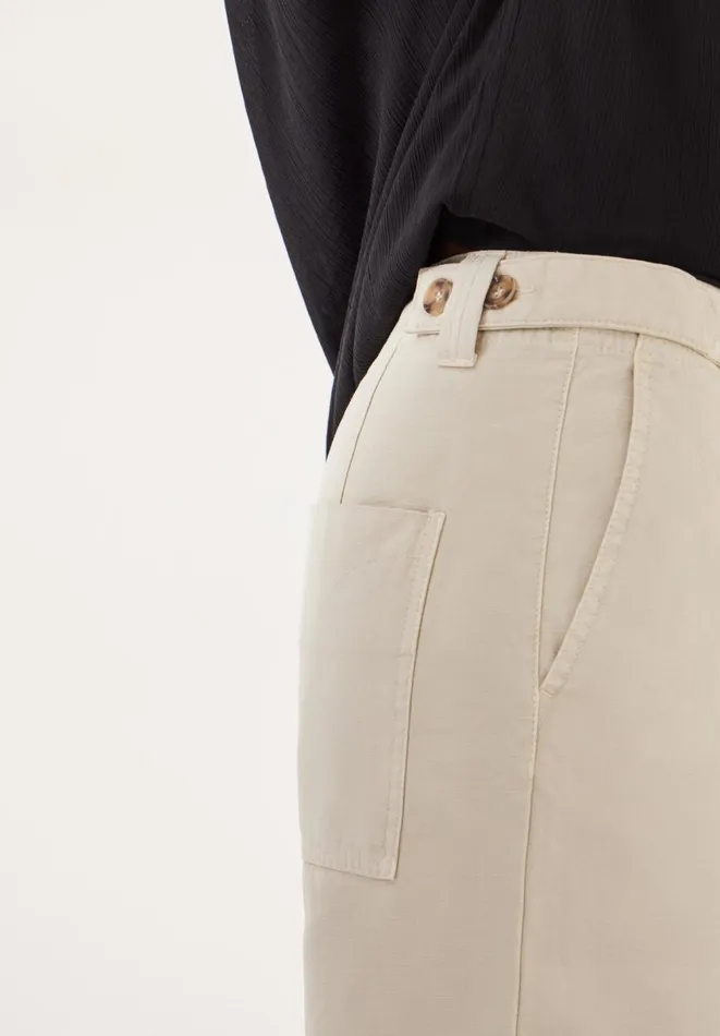Hush Trousers Women Kia Washed Cotton Trouser Light Neutral Hush Trousers Women Kia Washed Cotton Trouser Light Neutral