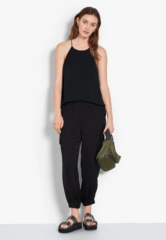 Hush Trousers Women Nino Cargo Trouser Black