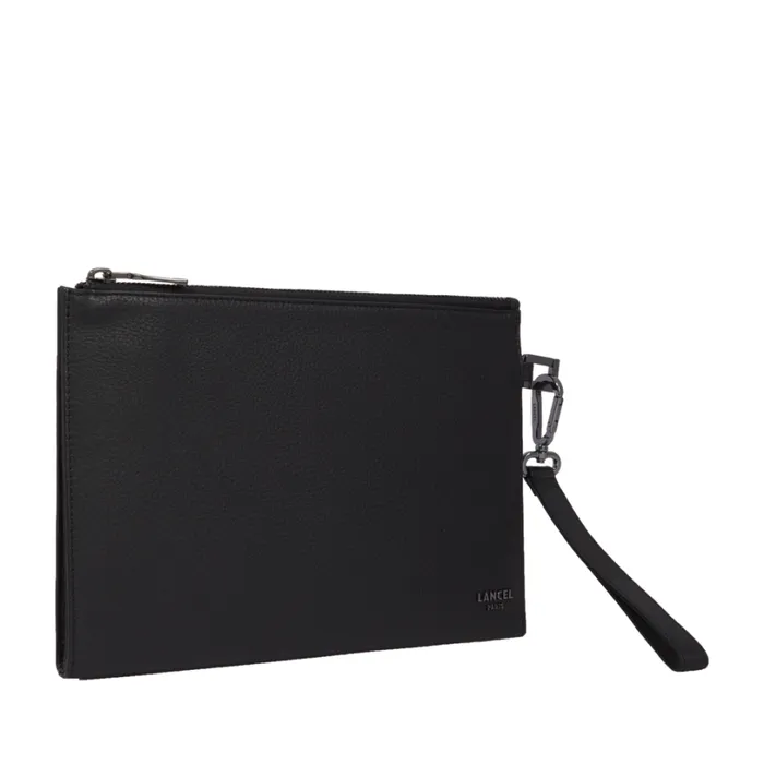 Ipad Mini Zipped Pouch Black Men Lancel Business Bags