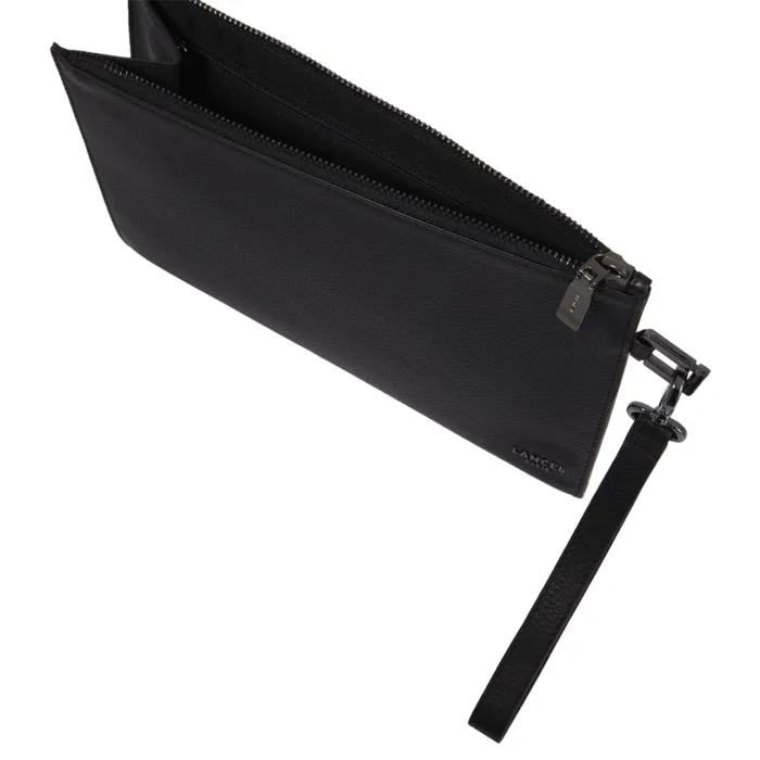 Ipad Mini Zipped Pouch Black Men Lancel Business Bags