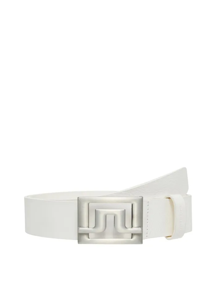JLindeberg Golf Belts Men Slater 40 White Leather