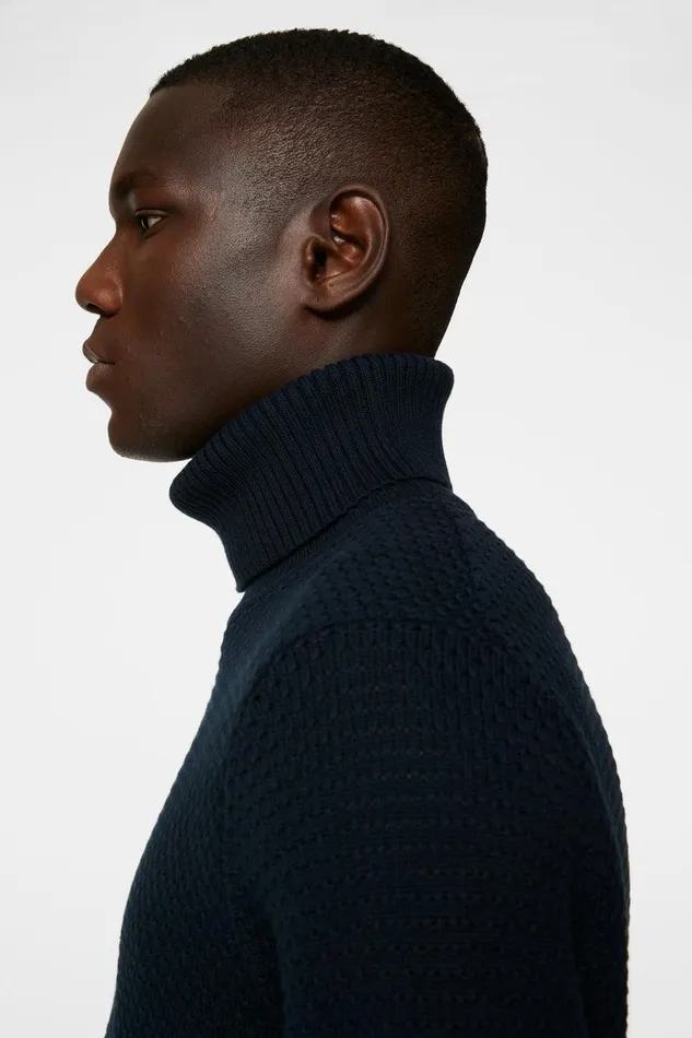 JLindeberg Knitwear Men Olivero Turtleneck Sweater