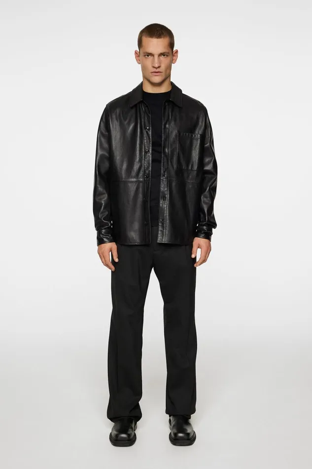 JLindeberg Trousers Men Haij Pleated Twill Pants