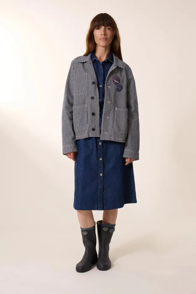 Jackets and Coats Women Leon and Harper Varda Pln Jacket Ecru