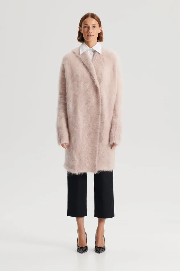 Jackets Scanlan Theodore Women BRUSHED MOHAIR CARDIGAN 3 MINK