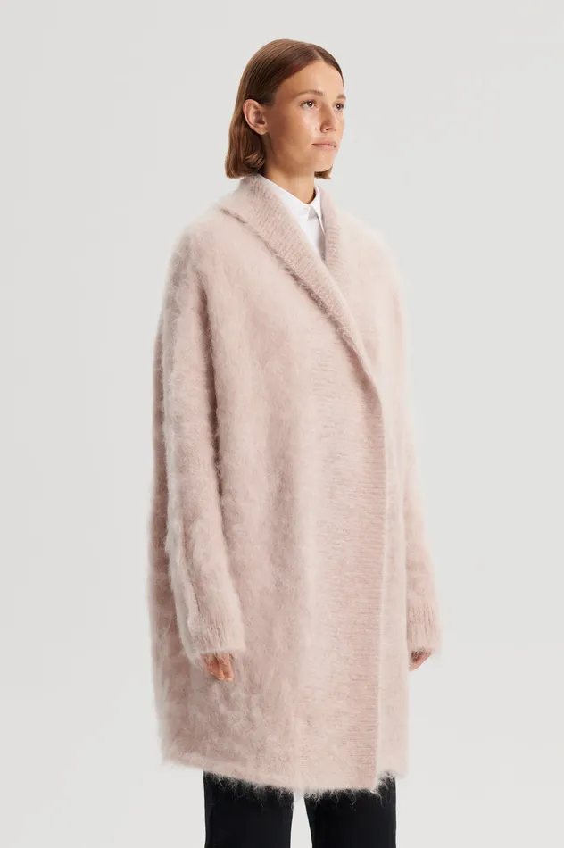 Jackets Scanlan Theodore Women BRUSHED MOHAIR CARDIGAN 3 MINK
