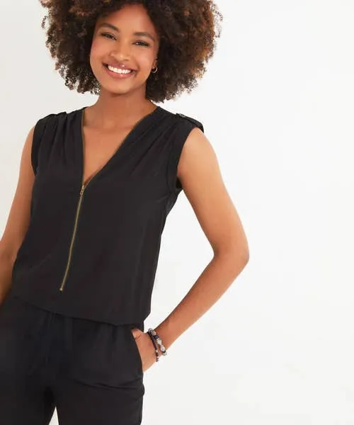 Jeans and Trousers Loren Zip Jumpsuit Black 8211 Joebrowns Apparel Jeans and Trousers Loren Zip Jumpsuit Black 8211 Joebrowns Apparel