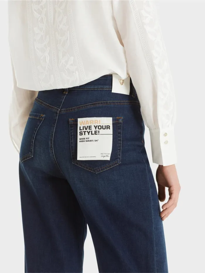 Jeans Damen Marc Cain 034Rethink Together034 Jeans WARRI Vintage Indigo