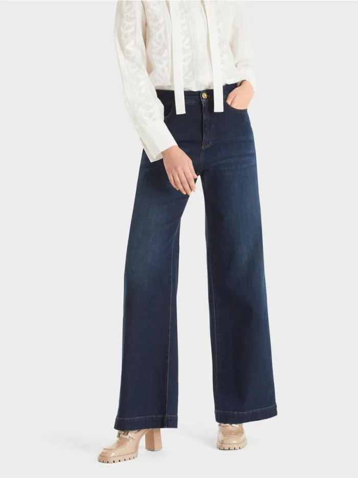 Jeans Damen Marc Cain 034Rethink Together034 Jeans WARRI Vintage Indigo