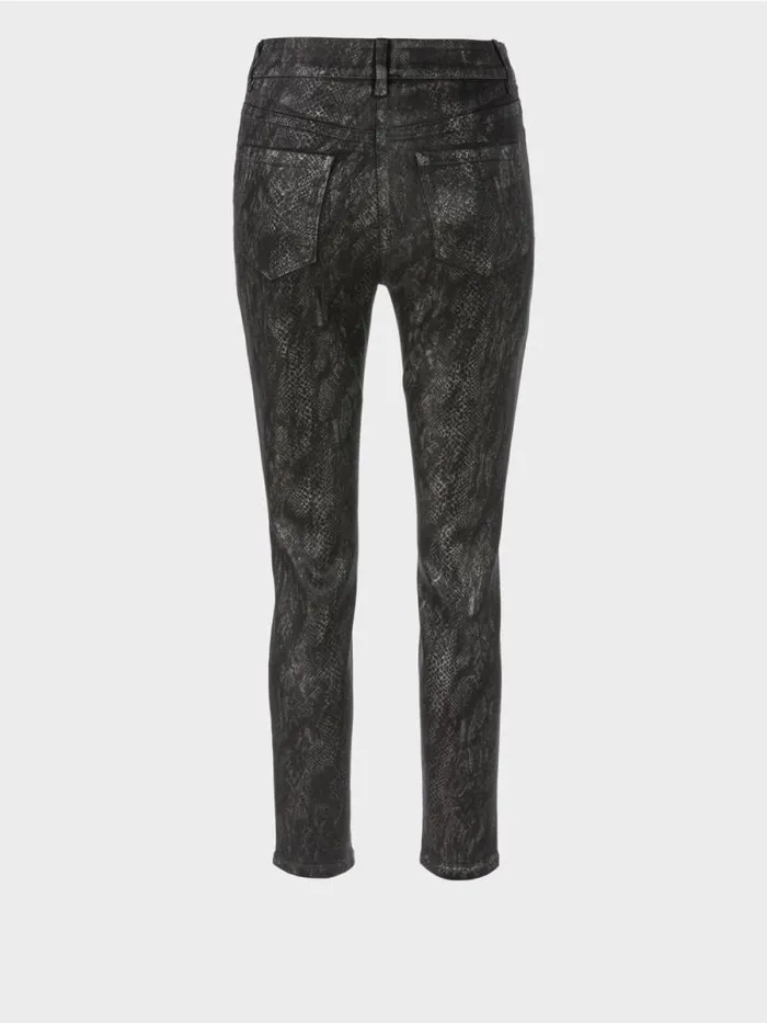 Jeans Damen Marc Cain Jeans SILEA In SnakeOptik Anthrazit