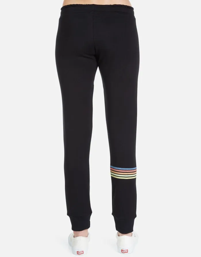 Jess Rainbow Star Black Women039s Lauren Moshi Long Sweatpants