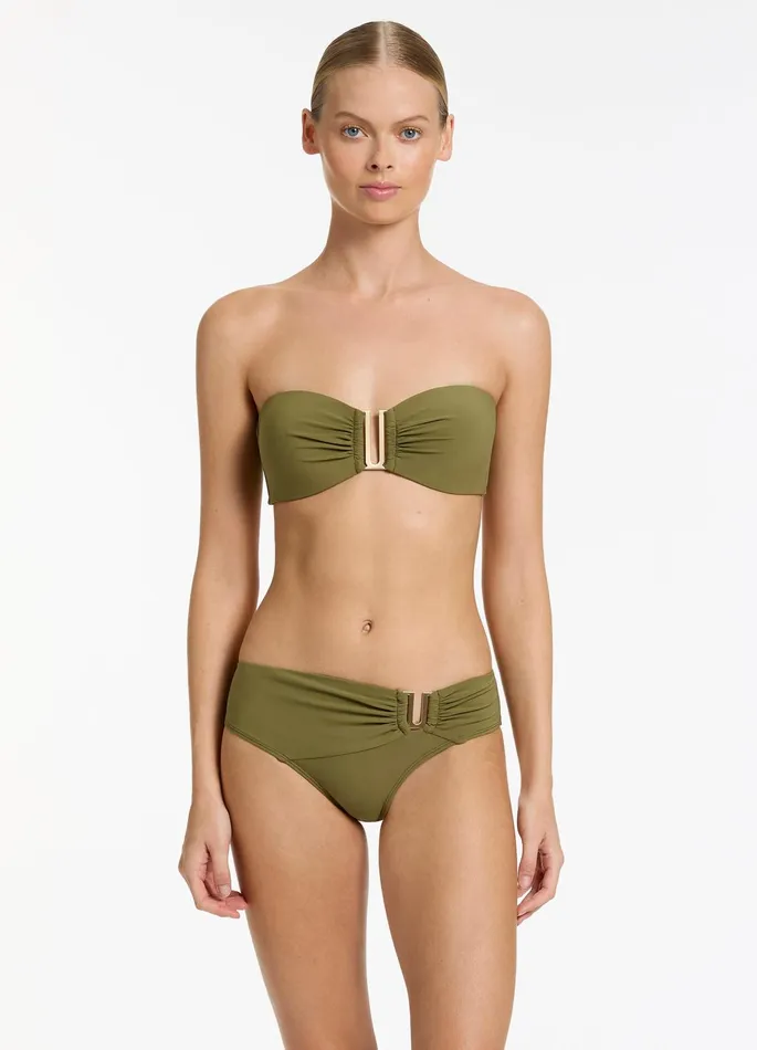 Jetset Bandeau Bikini Top Moss Women JETS Australia Bandeau Bikini Tops