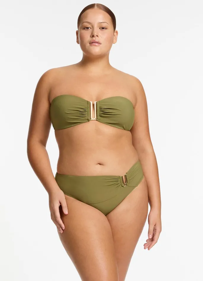 Jetset Bandeau Bikini Top Moss Women JETS Australia Bandeau Bikini Tops