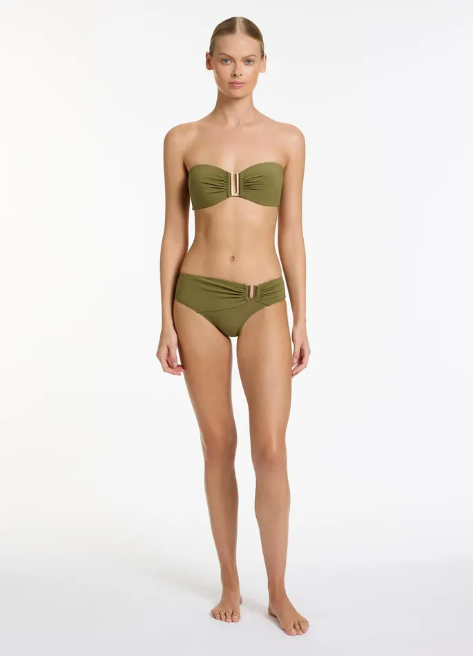 Jetset Bandeau Bikini Top Moss Women JETS Australia Bandeau Bikini Tops