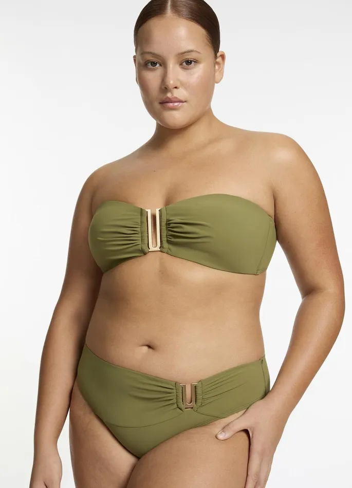 Jetset Bandeau Bikini Top Moss Women JETS Australia Bandeau Bikini Tops