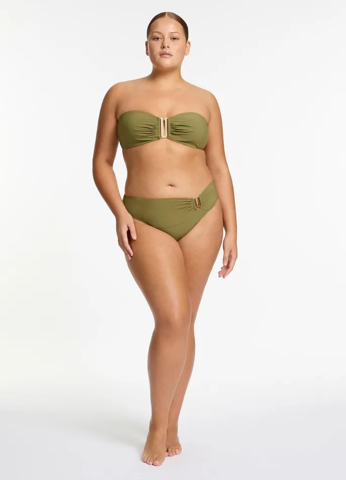 Jetset Bandeau Bikini Top Moss Women JETS Australia Bandeau Bikini Tops
