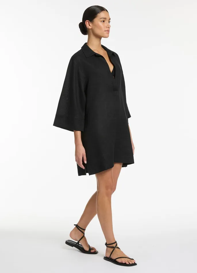 Jetset Pullover Kaftan Black Women JETS Australia Dresses and Kaftans